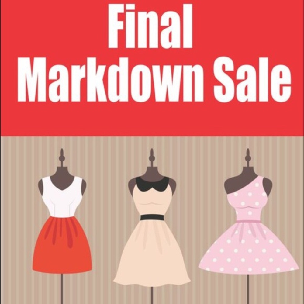 LOWEST PRICES MARKED DOWN
